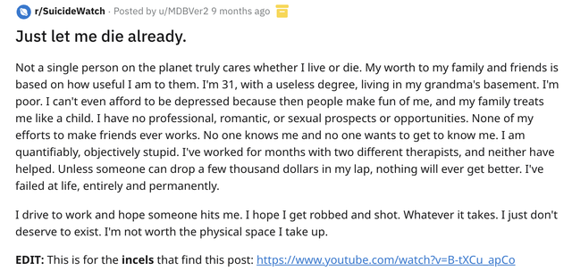 MDBVersuicidewatch