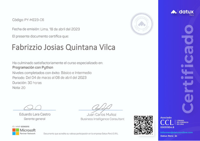 Fabrizzio-Josias-Quintana-Vilca-Python