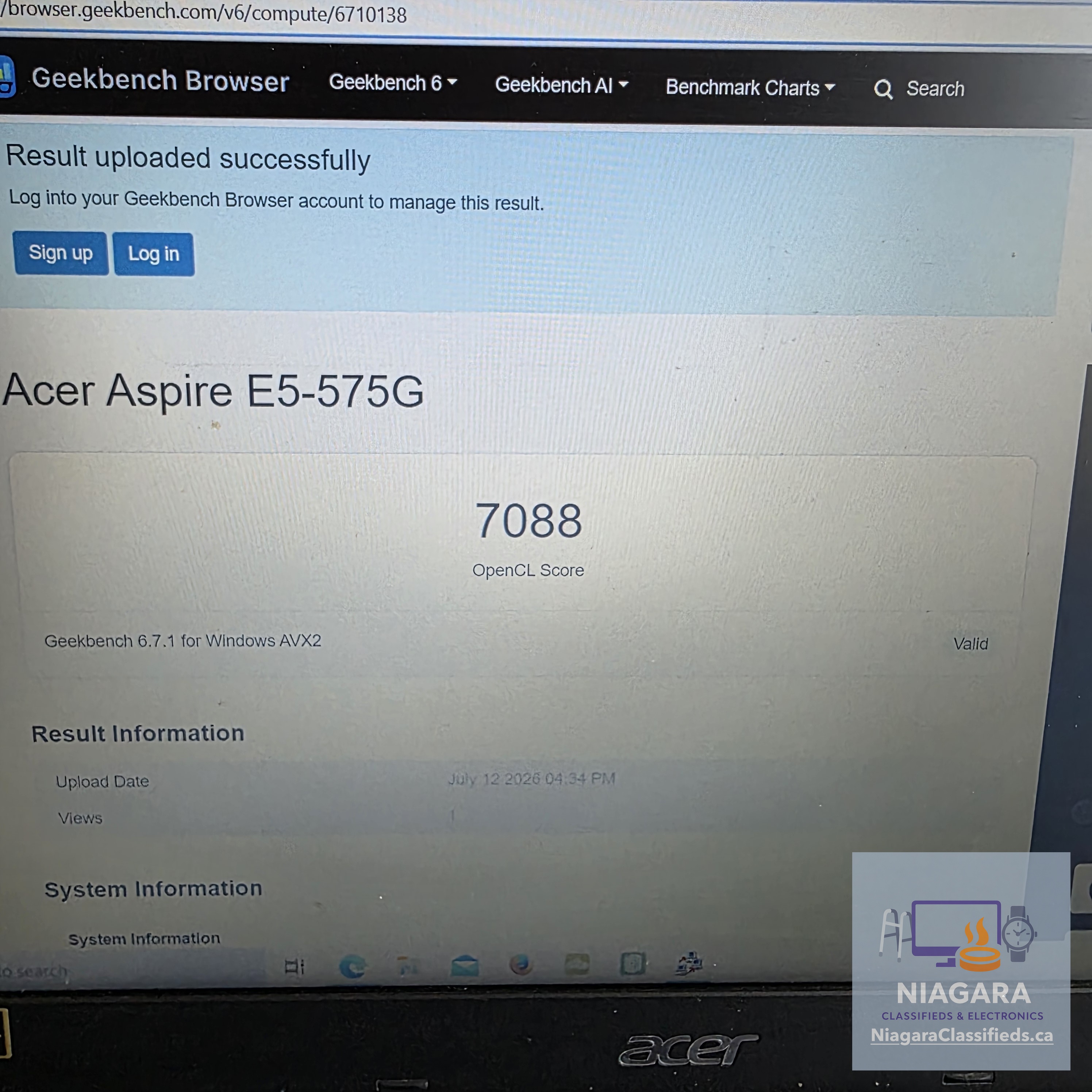 Acer Aspire E5-575G-55NW - Core i5 7th gen, 16GB RAM - NEW THERMAL PASTE AND PADS! – Image 4