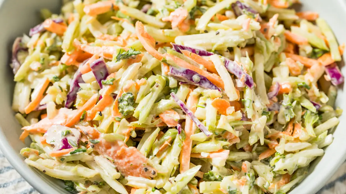 Ditch Mayo for Nutty Coleslaw Sauce