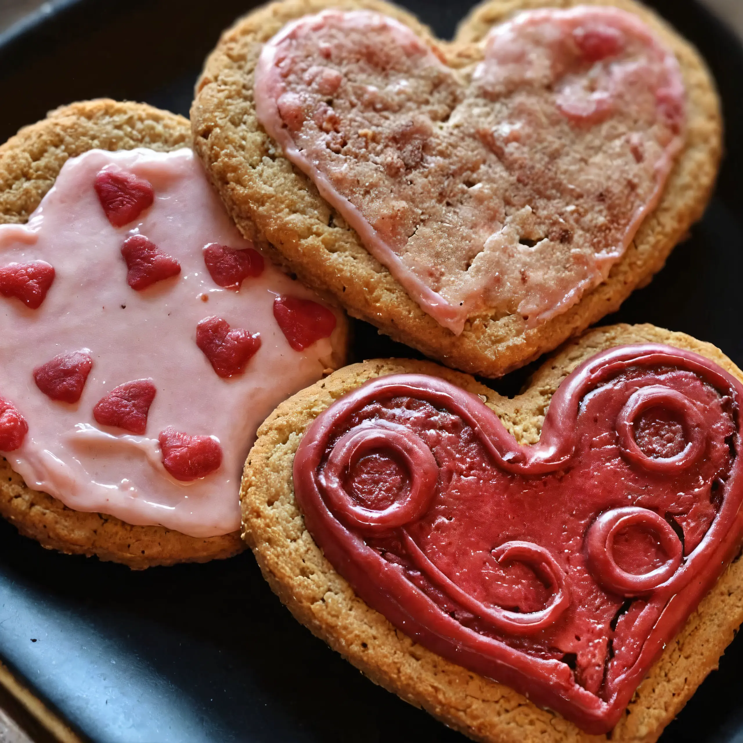 Heart-Shaped Cookies for Valentine's Day