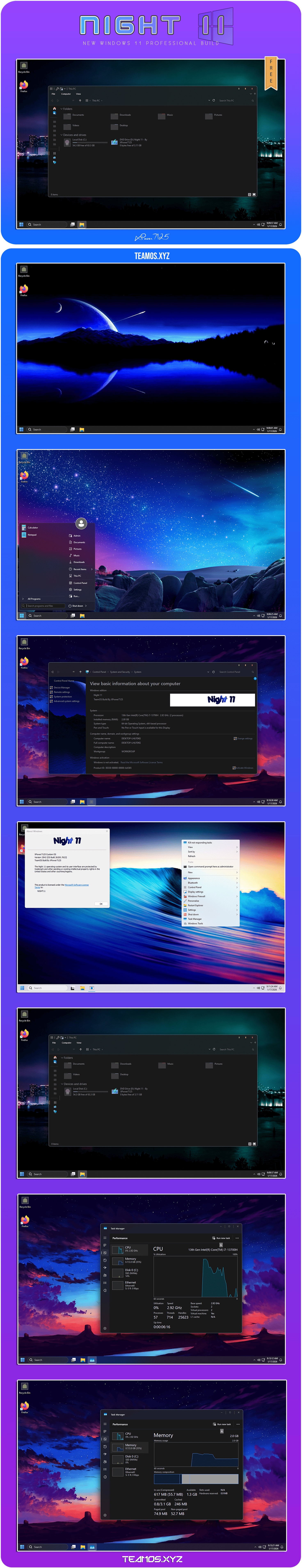 Night 11 - Windows 11 25H2 Pro Lite by XPower7125 3