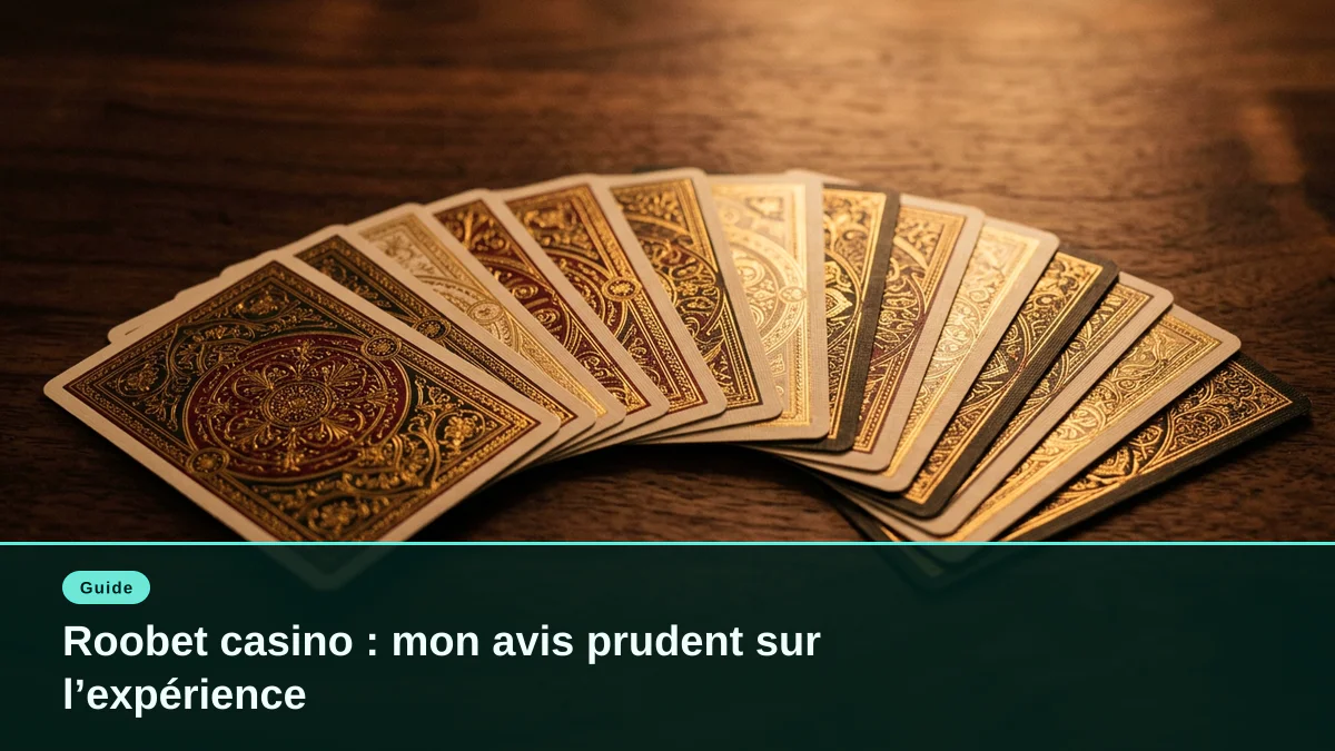 Roobet casino : mon avis prudent sur l’expérience