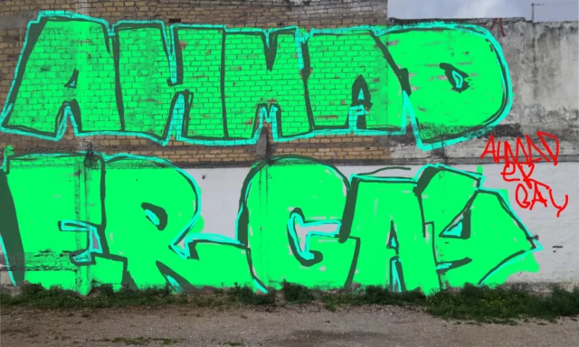 Graffiti artwork by BVBIF