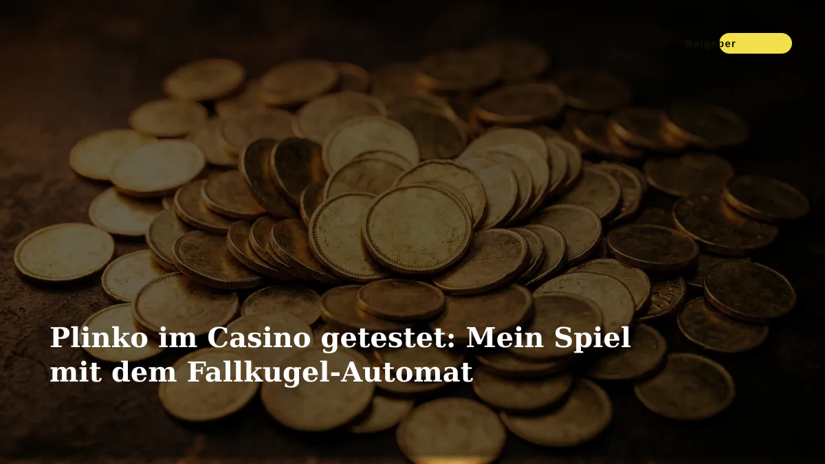 Plinko im Casino getestet: Mein Spiel mit dem Fallkugel-Automat