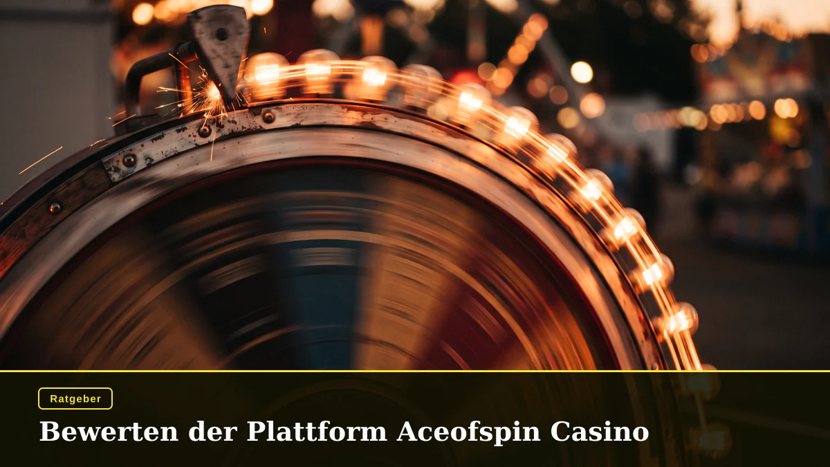 Bewerten der Plattform Aceofspin Casino