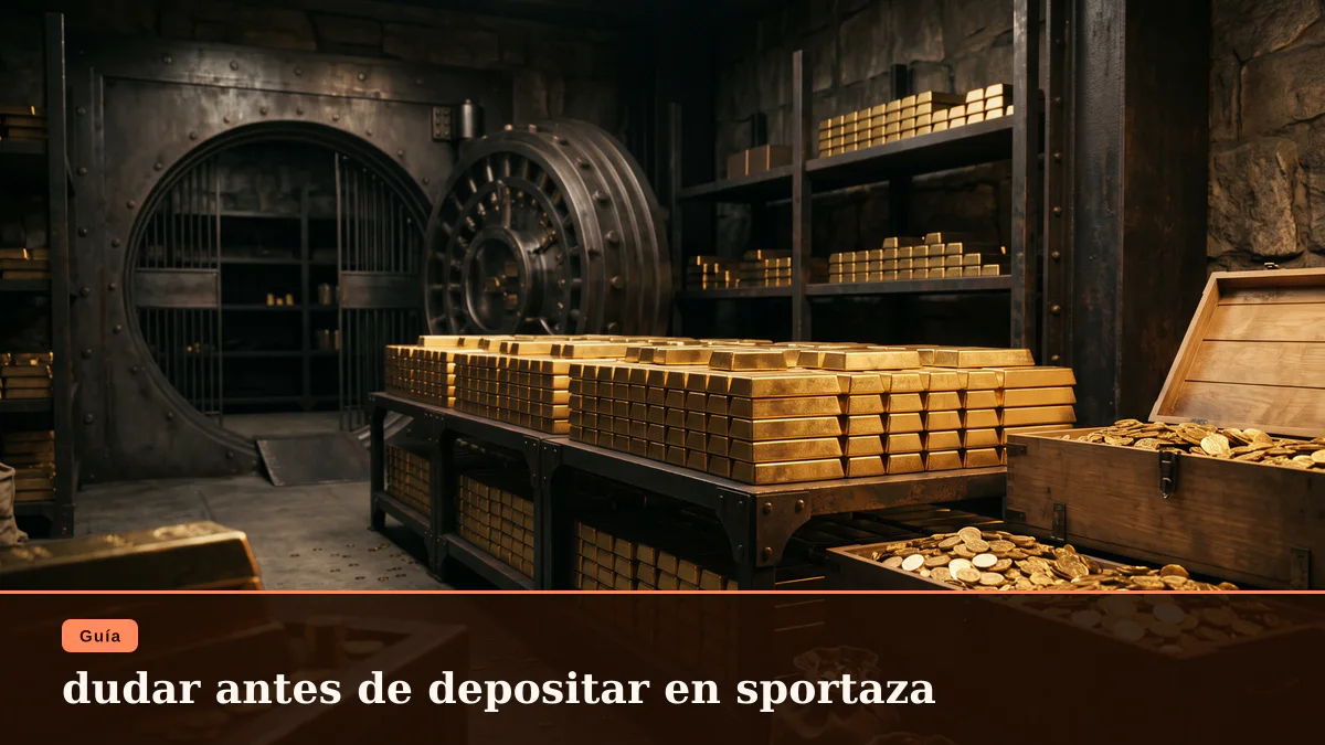 dudar antes de depositar en sportaza