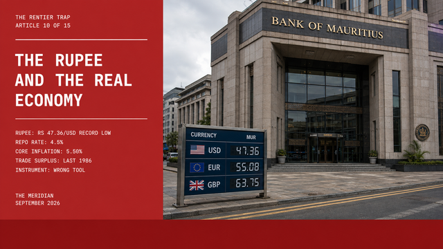 The Rupee and the Real Economy Mauritius The Meridian September 2026
