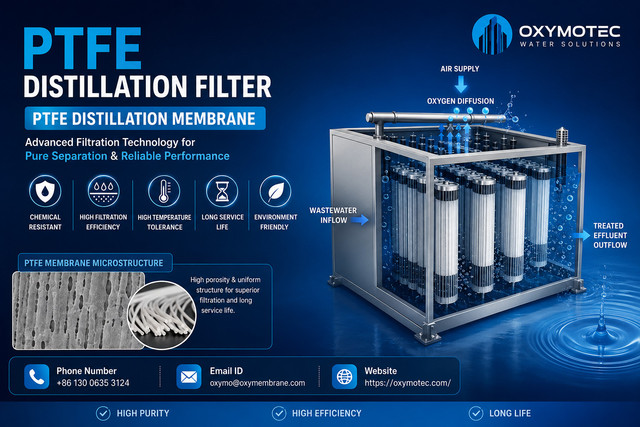 Oxymotec’s PTFE distillation membrane is engineered for superior separation efficiency, chemical resistance, and long-term durability. Ideal for industrial water treatment, desalination, and membrane distillation applications, it delivers reliable performance under demanding conditions. The advanced PTFE membrane technology helps improve process efficiency while reducing operational costs and environmental impact.

Visit Now: https://oxymotec.com/product/ptfe-membrane-filter/