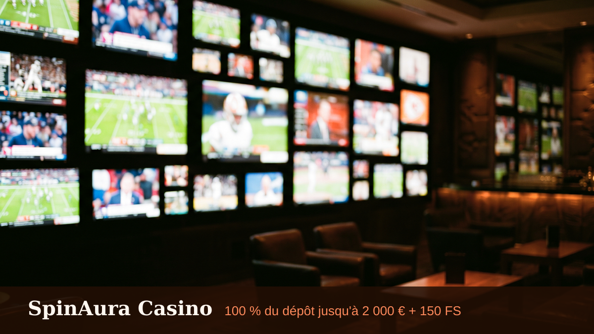 SpinAura Casino — bonus de bienvenue 100 % du dépôt jusqu'à 2 000 € + 150 FS, paiements: Visa, Mastercard, Paysafecard, Apple Pay, Neosurf