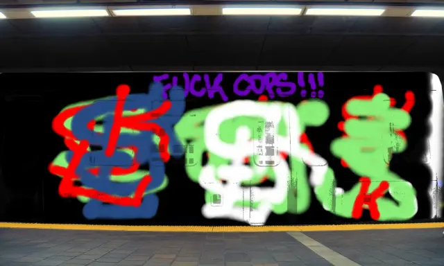 Graffiti artwork by TYLKOELKSA1908
