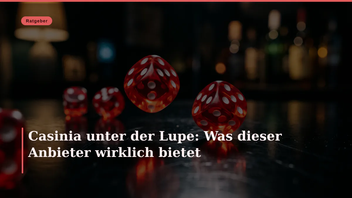 Casinia unter der Lupe: Was dieser Anbieter wirklich bietet
