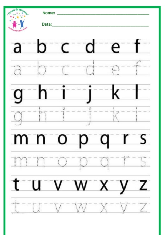 Atividades de alfabetização 3