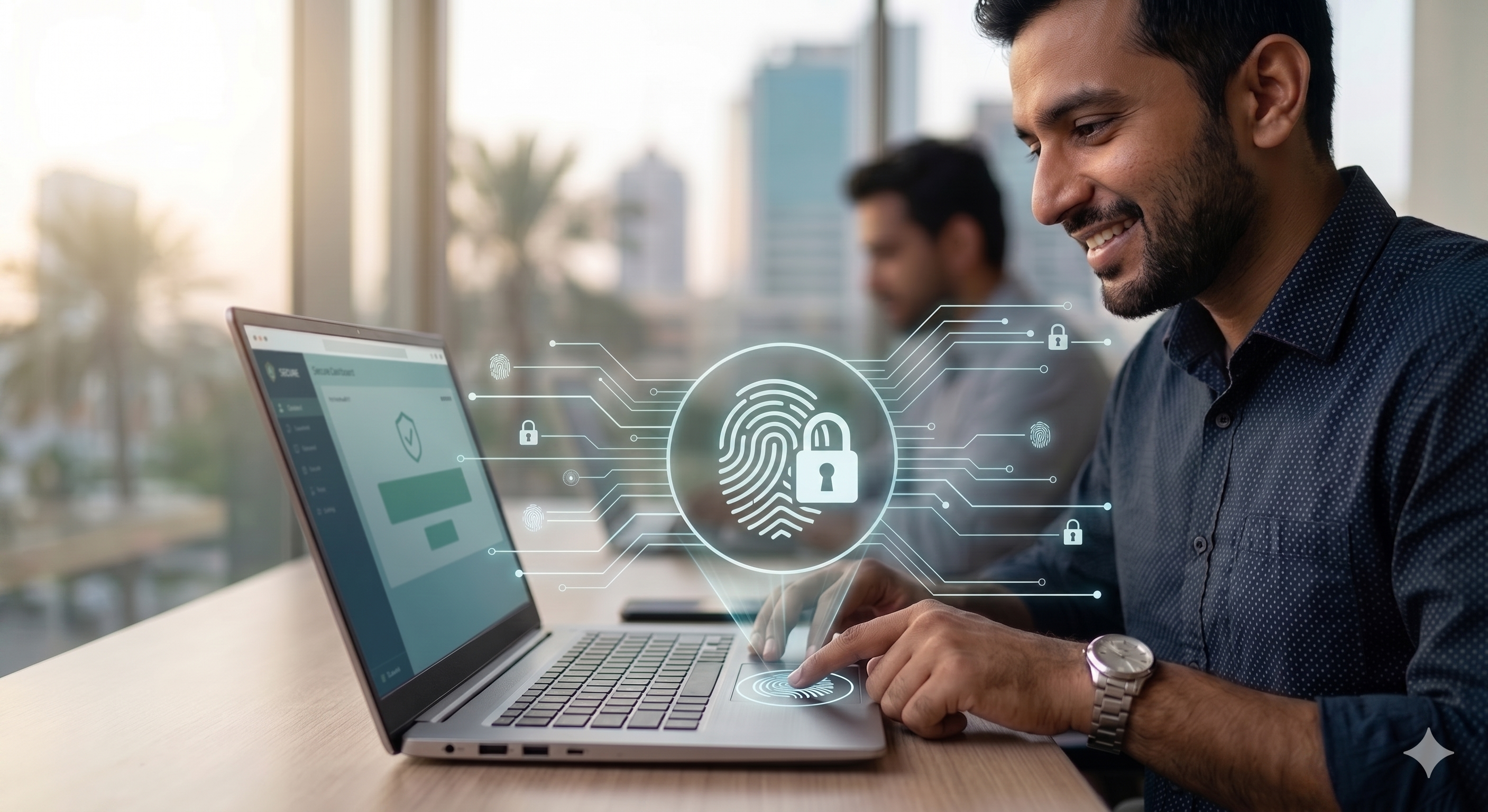 Concept showing that correct passwords are required for recovering encrypted data