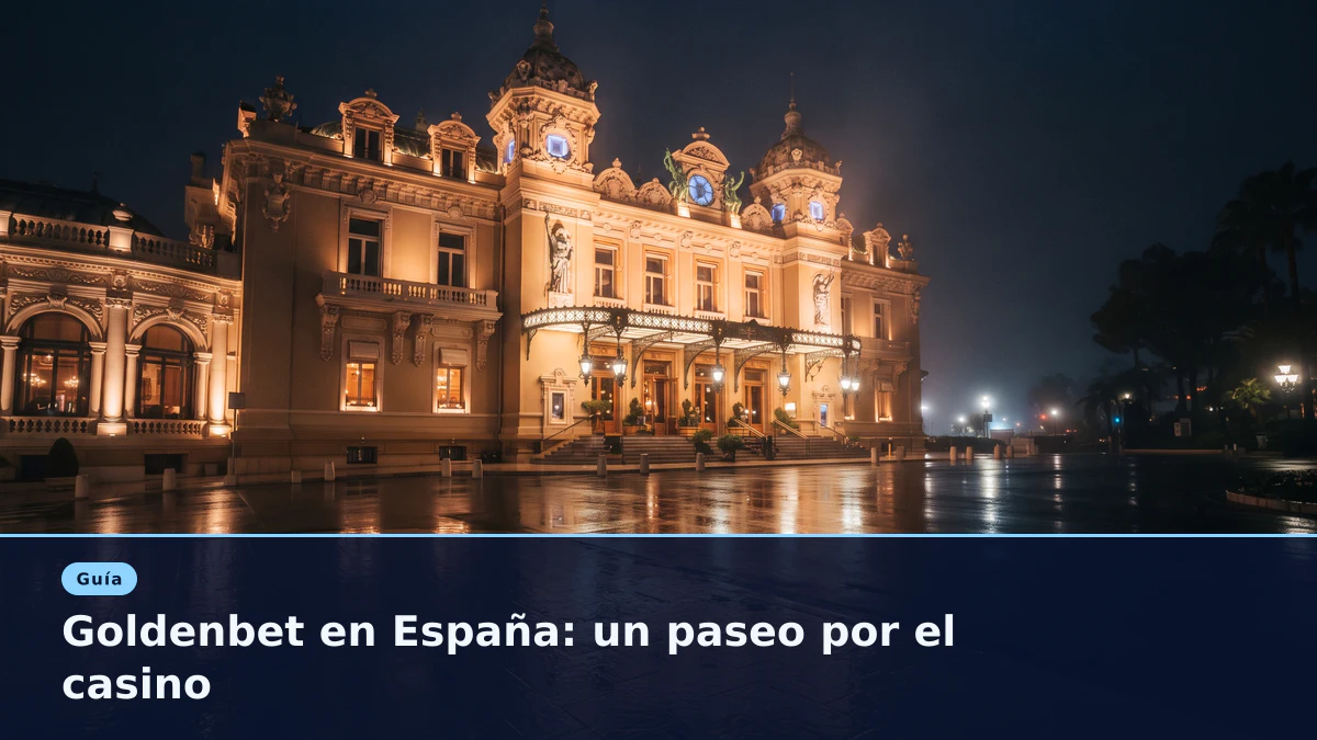 Goldenbet en España: un paseo por el casino
