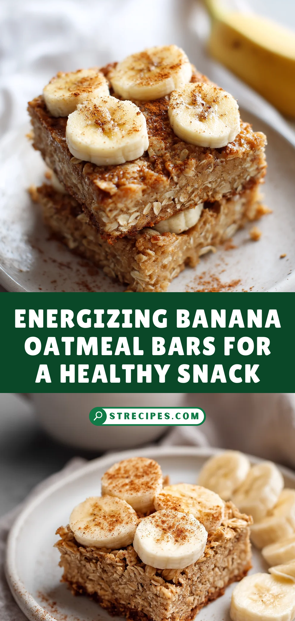 Energizing Banana Oatmeal Bars for a Healthy Snack — homemade Energizing Banana Oatmeal recipe