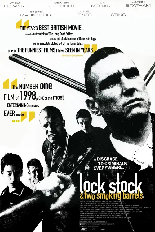 Porachunki / Lock, Stock and Two Smoking Barrels (1998) PL.1080p.BRRip.H264.AC3-d11 / Lektor PL