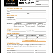 Field Log Template