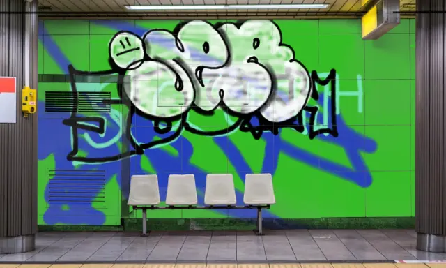 Graffiti artwork by JERR