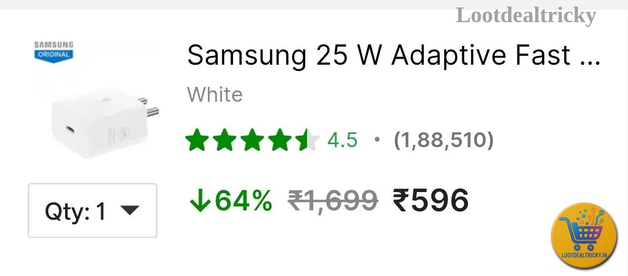 Loot Samsung 25w | Huge Savings Offer