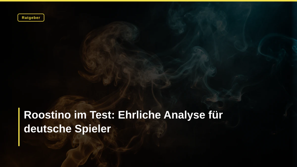 Roostino im Test: Ehrliche Analyse für deutsche Spieler