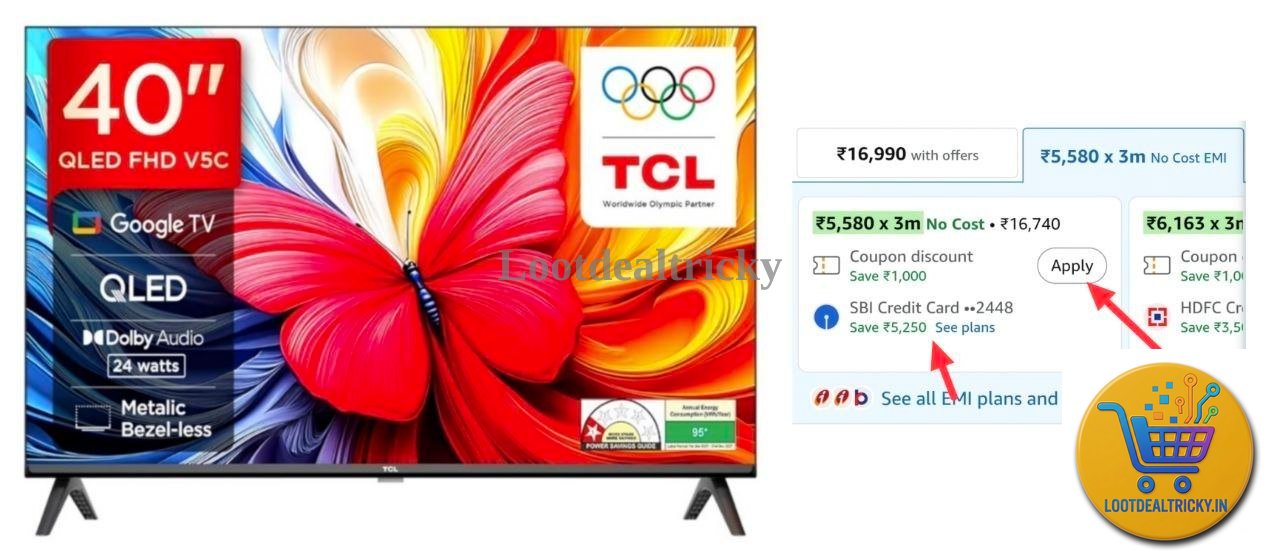 Tcl 40inch Oled – Just ₹16740 | Exclusive Sale Discount