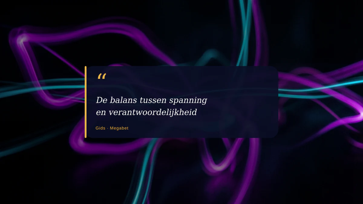 De balans tussen spanning en verantwoordelijkheid