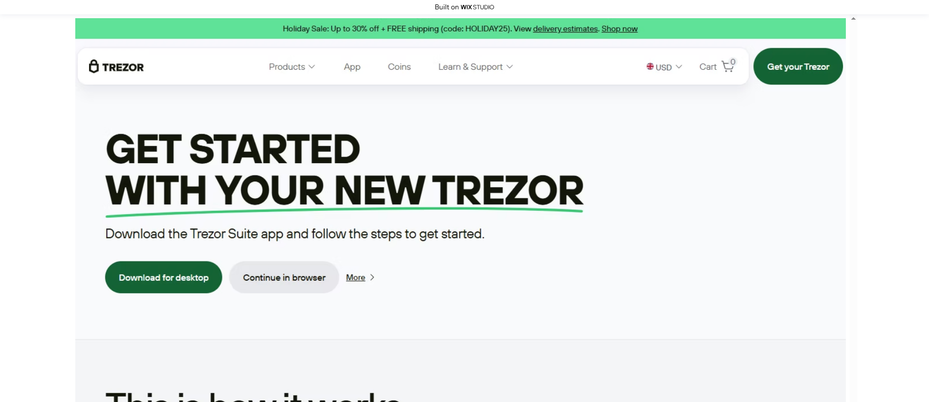 Stored capture of trezoapp.wixstudio.com