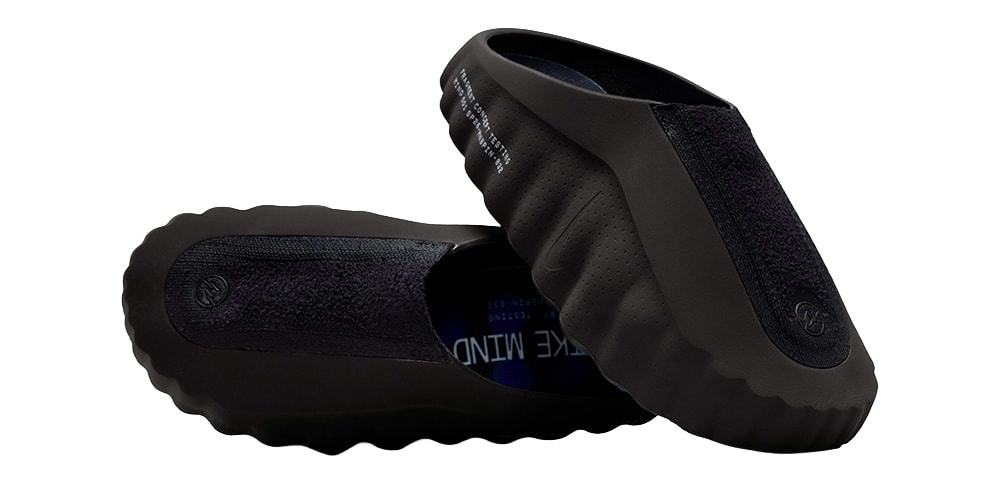 Nowe Sneakersy Nike x Fragment: Mind 001 w Kolorze Czarno-Niebieskim
