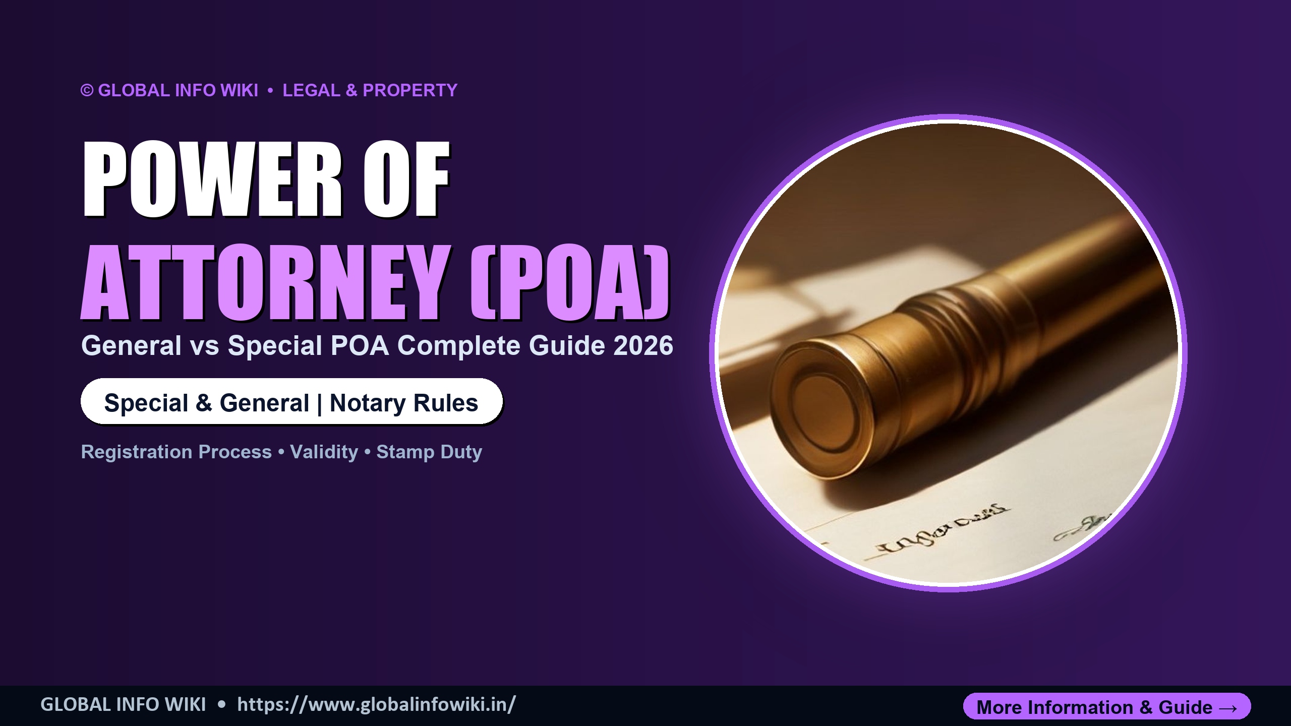 Power of Attorney POA Kaise Banwayein — Documents Types General Special India Guide Power of Attorney POA Kaise Banwayein — Documents Types General Special India Guide