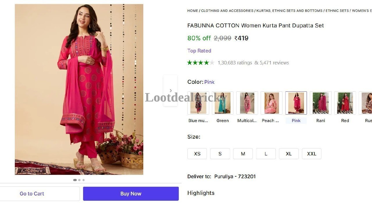 women S Kurta Offer Image
