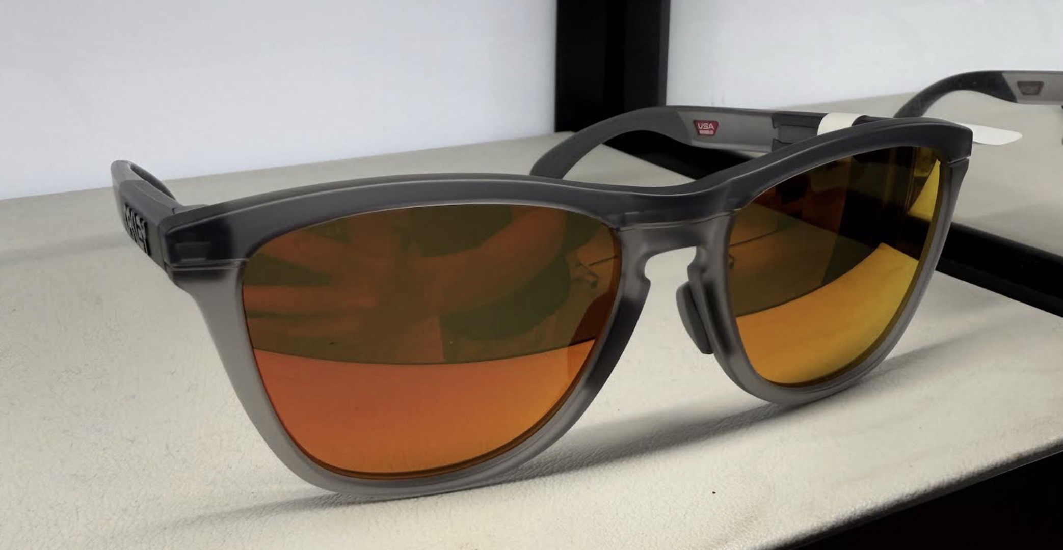 Oakley sunglasses and Prizm lens display