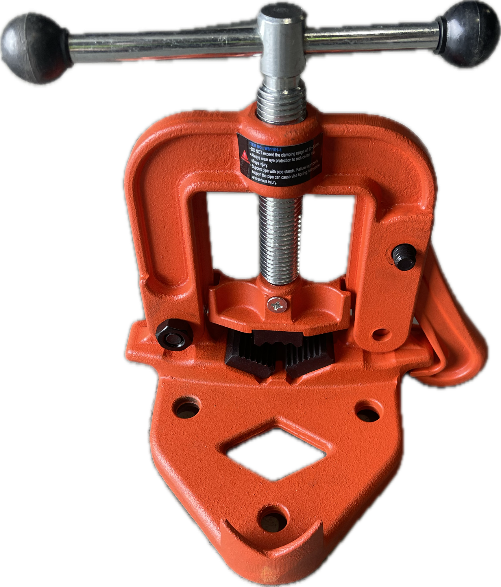 Pipe Vice, Yoke Style, 10-60mm Pipe Size