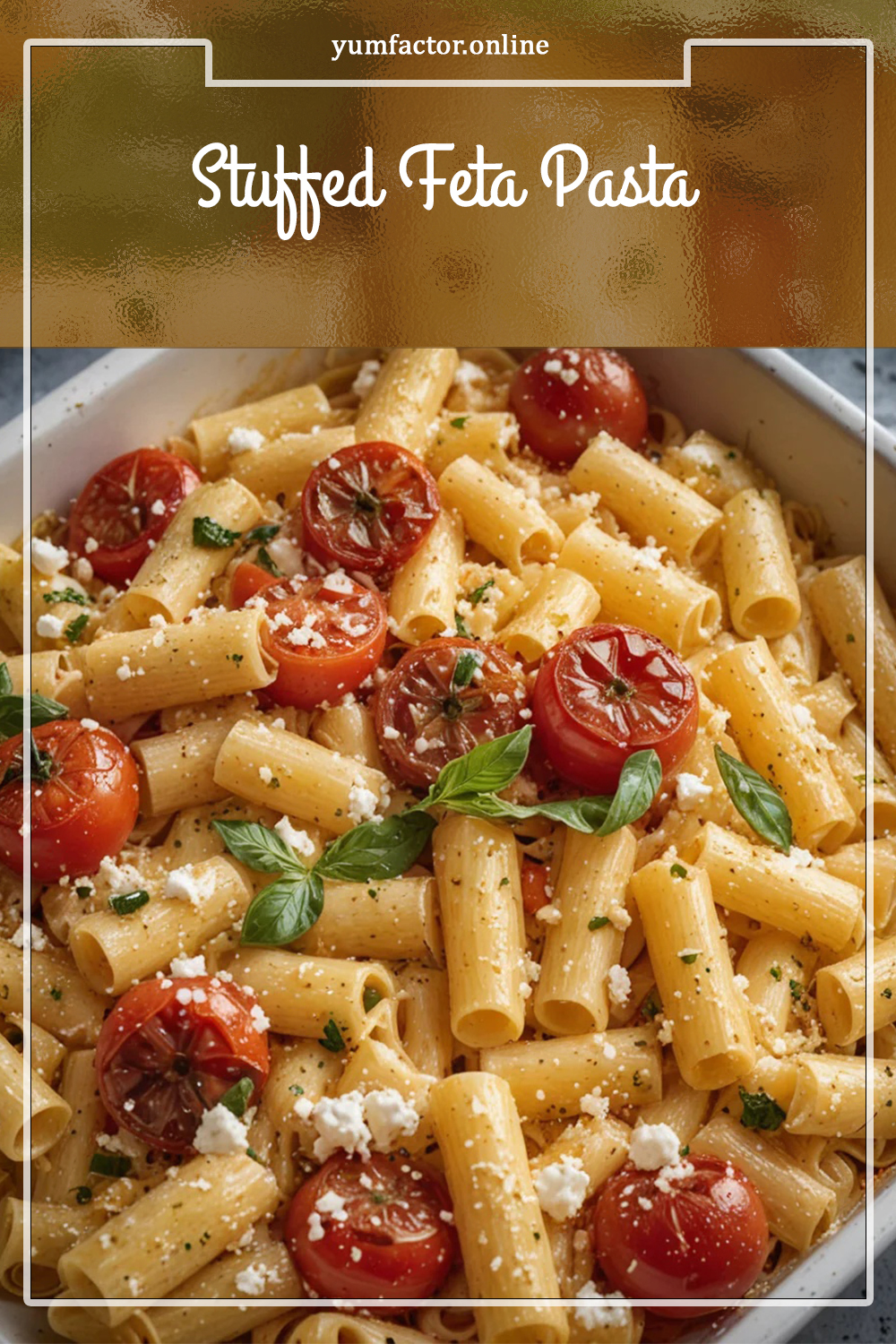 Stuffed Feta Pasta