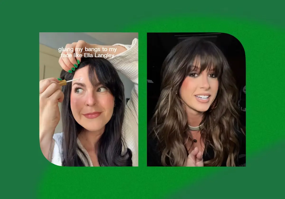 Wind-Proof Bangs with Lash Glue Hack