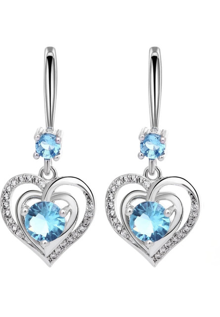 Blue Drop Earrings