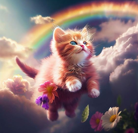 CHAT ROUX NUAGE