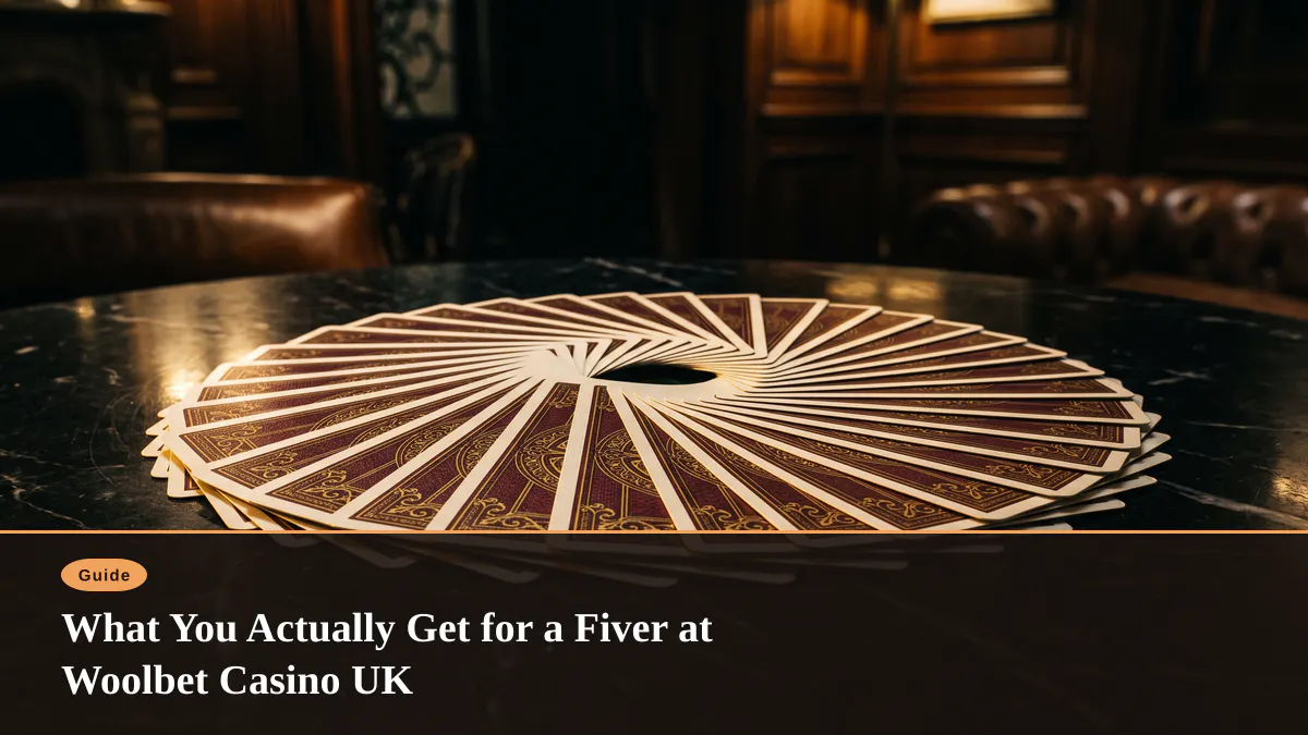What You Actually Get for a Fiver at Woolbet Casino UK