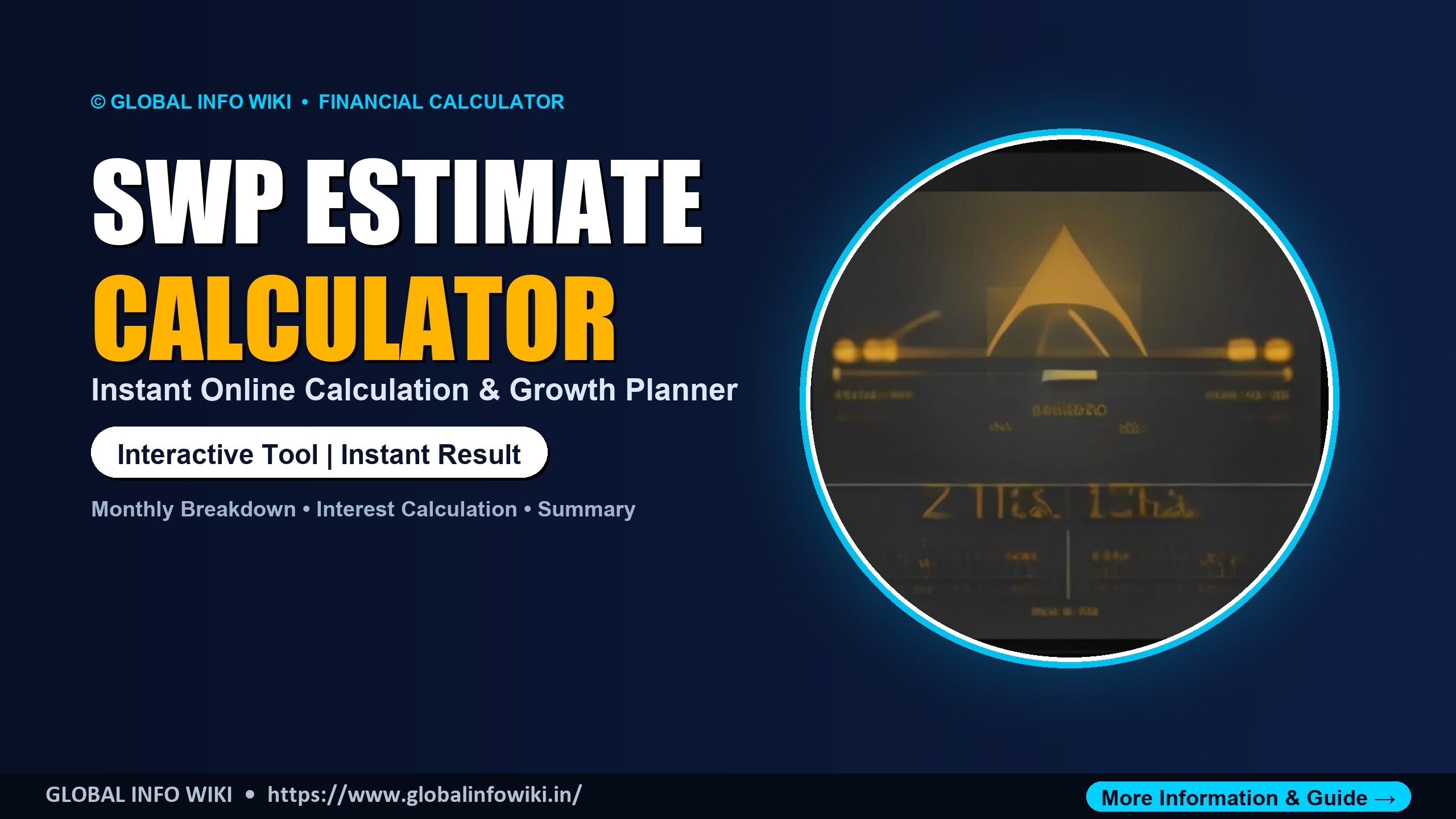 SWP Calculator India — Estimate Mutual Fund Monthly Pension & Remaining Wealth SWP Calculator India — Estimate Mutual Fund Monthly Pension & Remaining Wealth