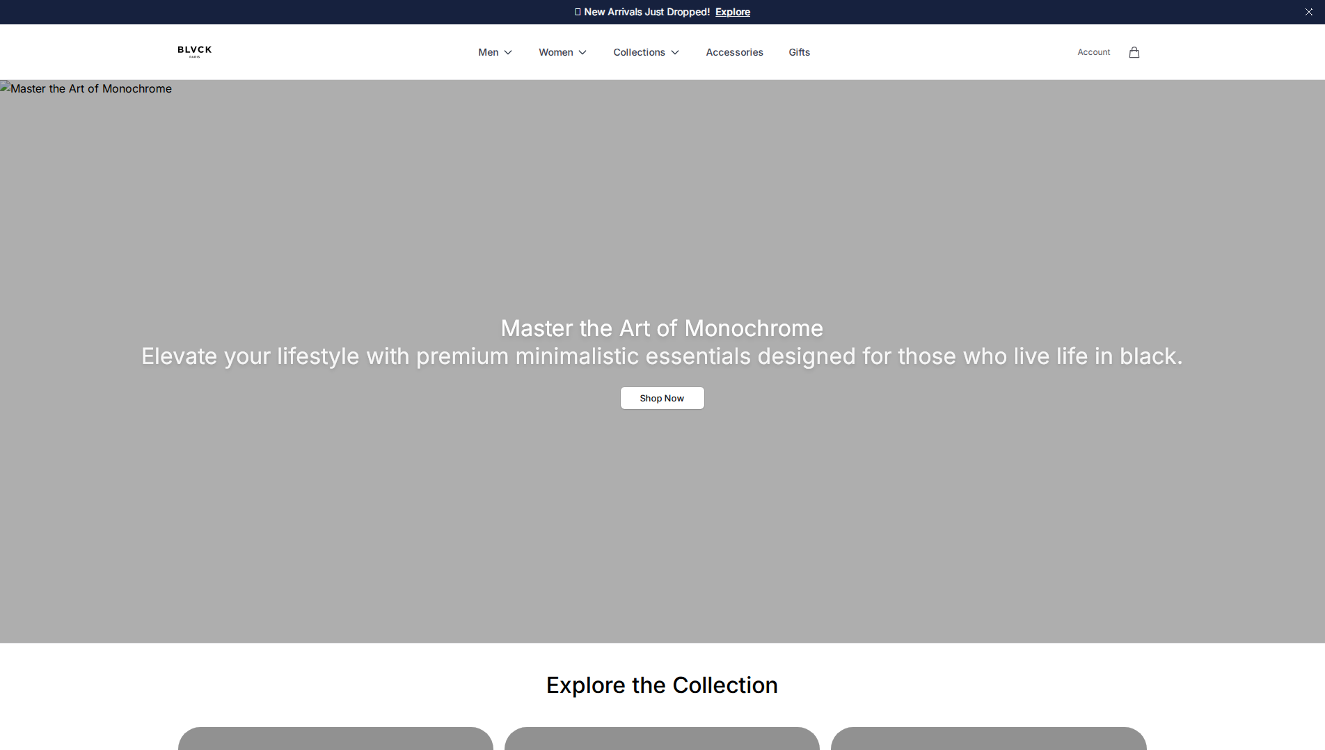 Primary capture · blvckshop.shop
