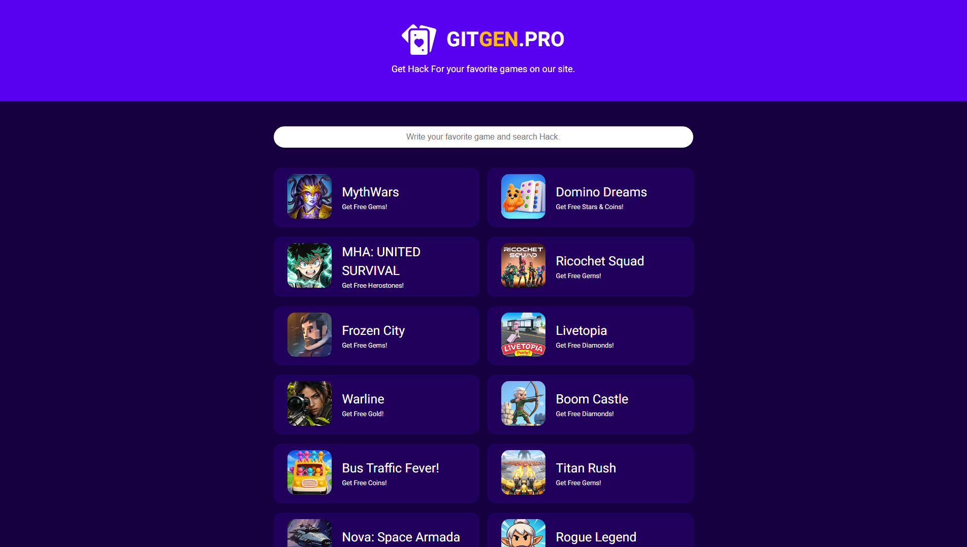 Stored capture of gitgen.pro