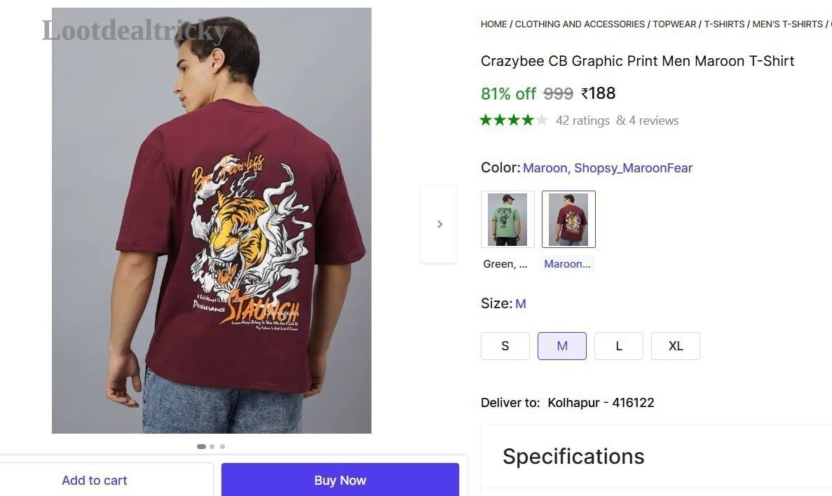  graphic Print Men – Just ₹188 | Huge Savings Offer