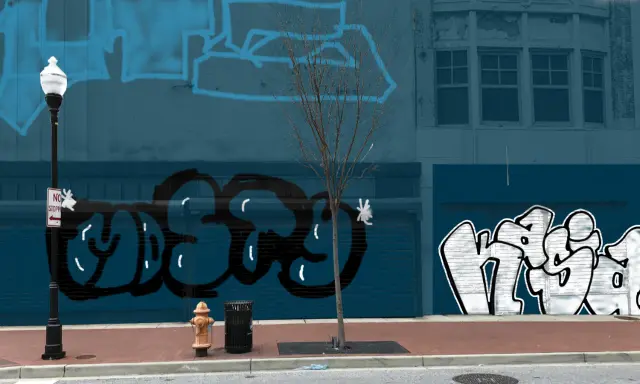 Graffiti artwork by Mosty