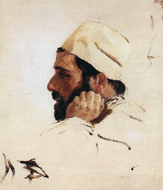 Голова И И Левитана в повороте головы Христа в картине Мечты 1894