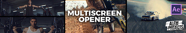 Split Screen Opener - Multiscreen Intro - Promo - 3