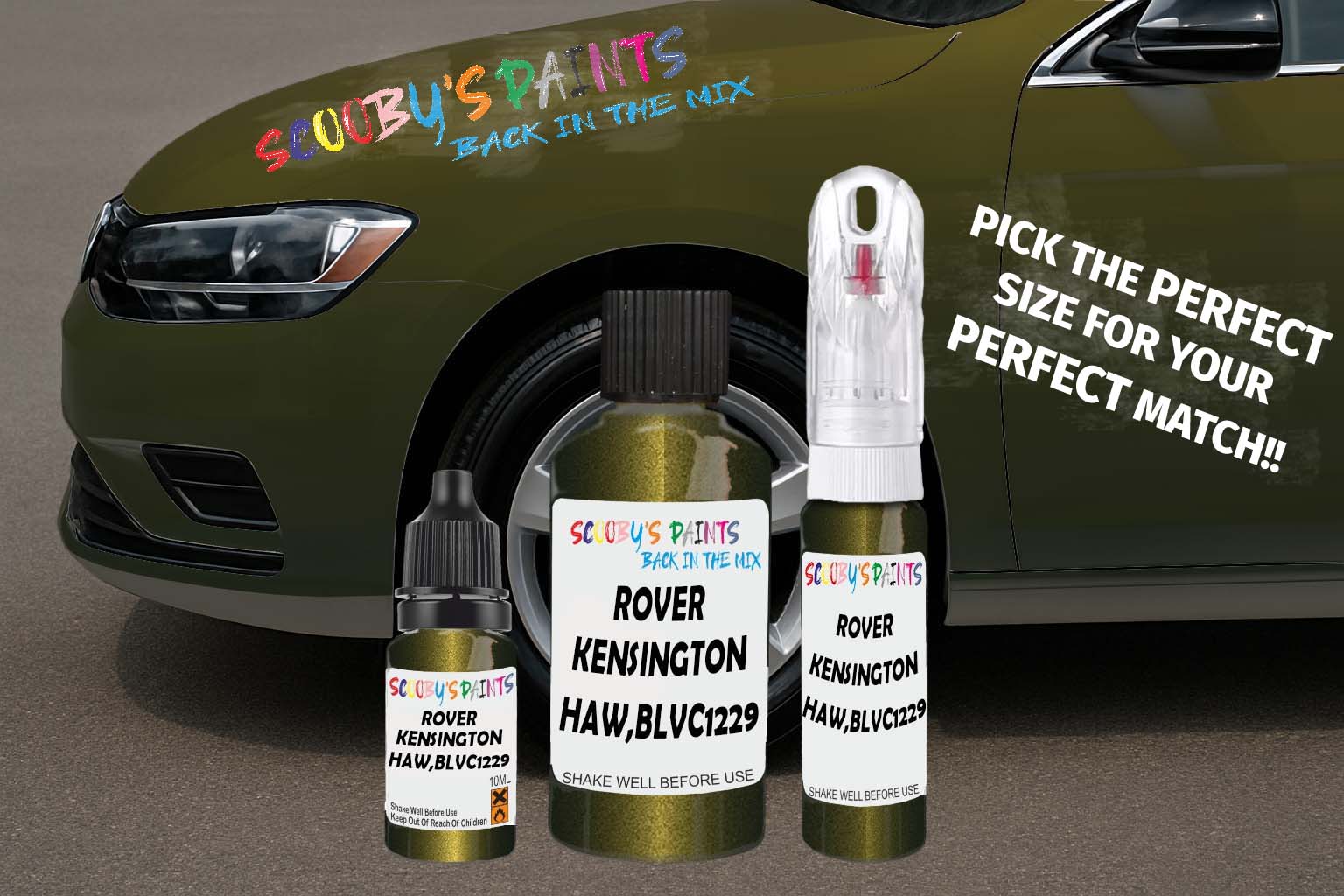 Scooby’s Paints – Rover Triple Touch-Up
