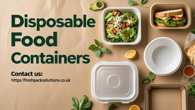 Shop high-quality disposable food containers ideal for takeaways, catering, and food storage. Available in various sizes and eco-friendly materials. Order now!
Visit:  https://freshpacksolutions.co.uk/