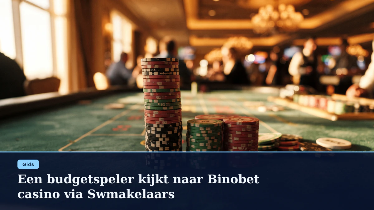 Een budgetspeler kijkt naar Binobet casino via Swmakelaars