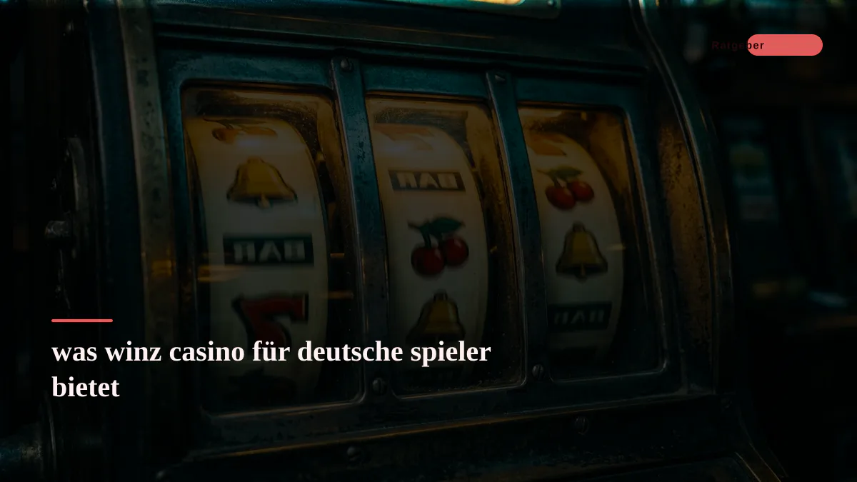 was winz casino für deutsche spieler bietet