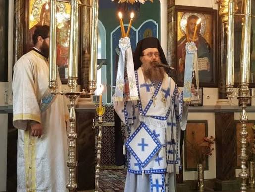 ΑΡΧΙΕΡΑΤΙΚΗ ΙΕΡΑ ΠΑΡΑΚΛΗΣΗ ΣΤΟ ΙΕΡΟ ΠΡΟΣΚΥΝΗΜΑ ΑΓΙΟΥ ΜΑΚΑΡΙΟΥ ΒΡΟΝΤΑΔΟΥ